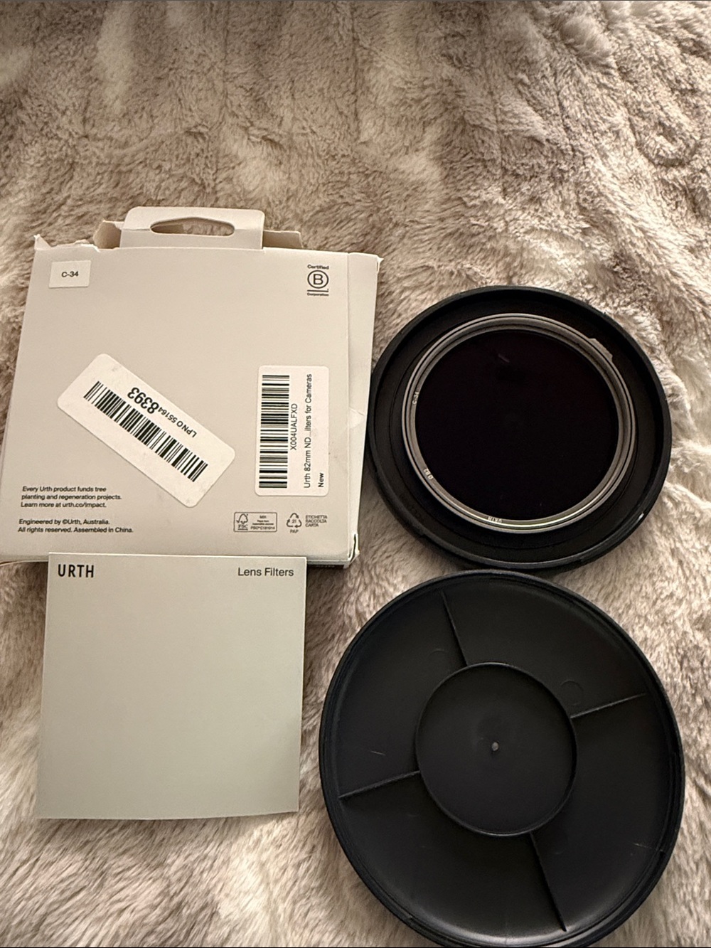 77mm Neutral Density Lens Filter - Black